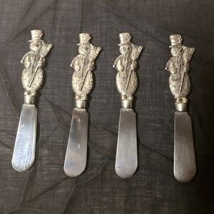 Ganz Snowman Cheese Spreader Knifes 4-pc Set